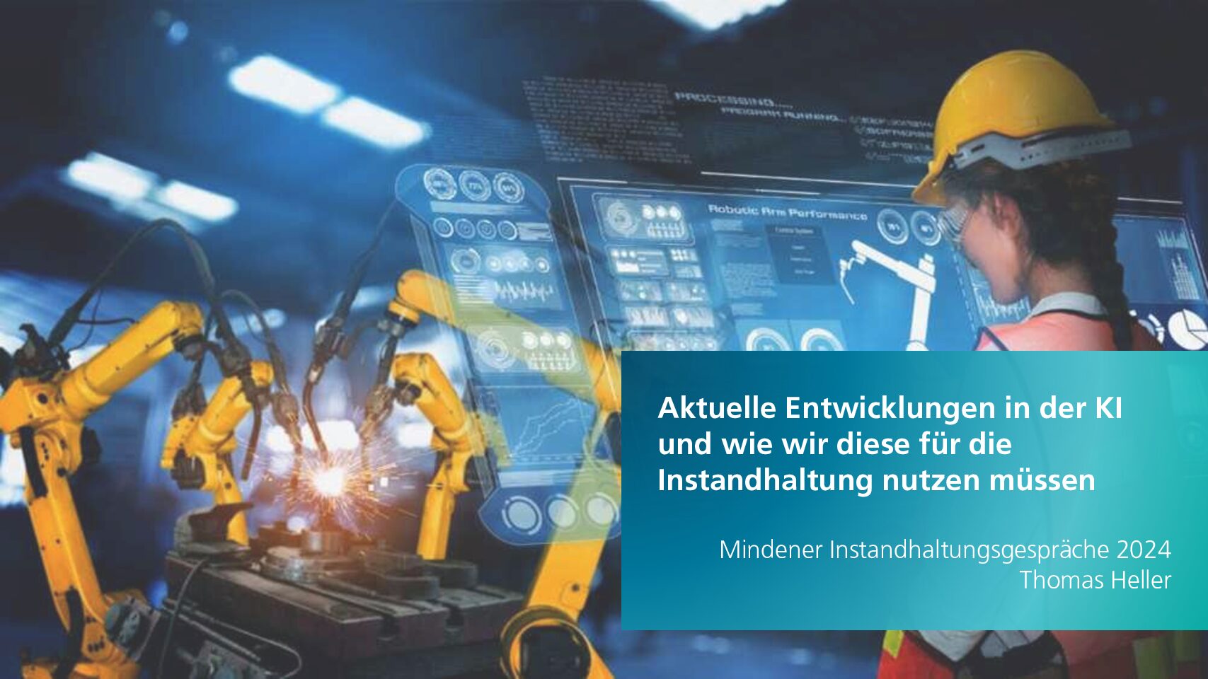 Aktuelle Entwicklung in der KI und wie wir diese für die Instandhaltung nutzen müssen.