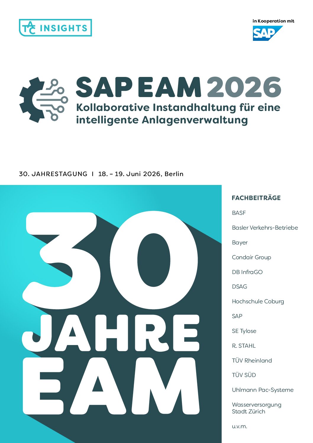Programm und Anmeldung SAP EAM 2026 [pdf]