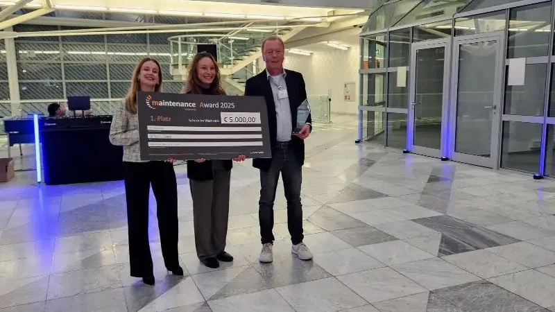 Übergabe des Preises: maintenance Award 2025 München: 1. Platz Besucherwerbung