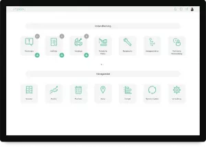Screenshot: Dashboard argvis; Maintenance Portal